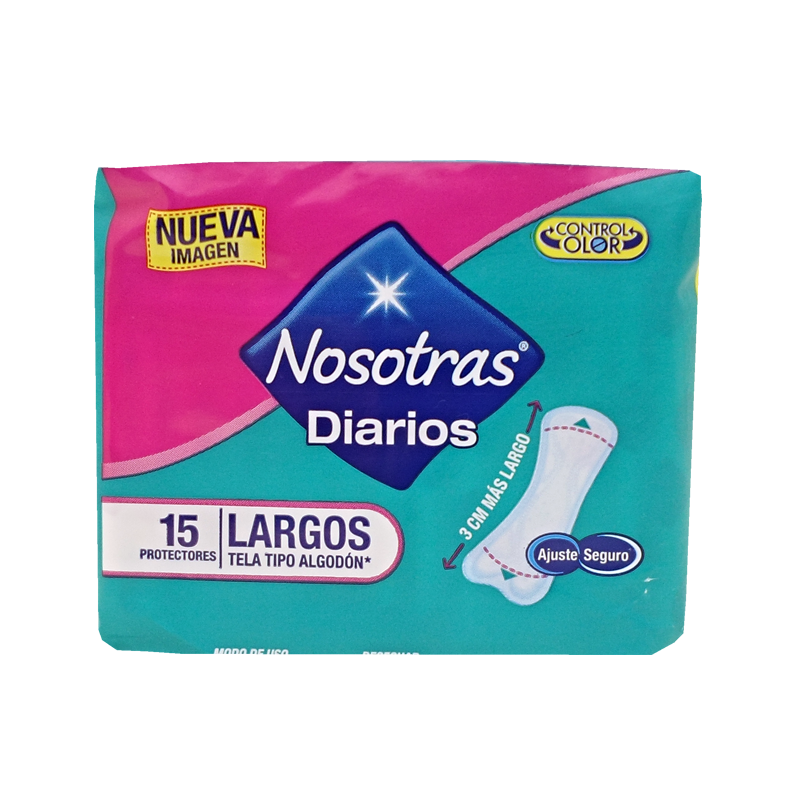 PROTEC NOSOTRAS DIARIO LARGOx15 