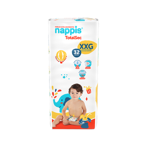 PAÑAL NAPPIS TOTALSEC T-XXGx32