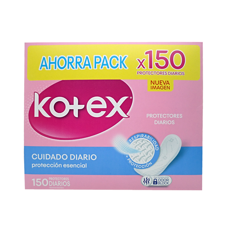 PROTEC DIARIOS KOTEX CUIDADO DIARIOx150